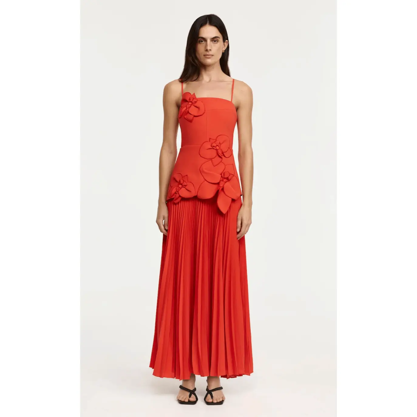 Acler Avison Maxi Dress in Chili
