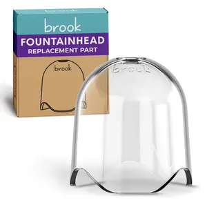 BROOK Fountainhead Replacement Part – Glass Replacement Dome Spare Part for The Brook All-Glass Cat Fountain