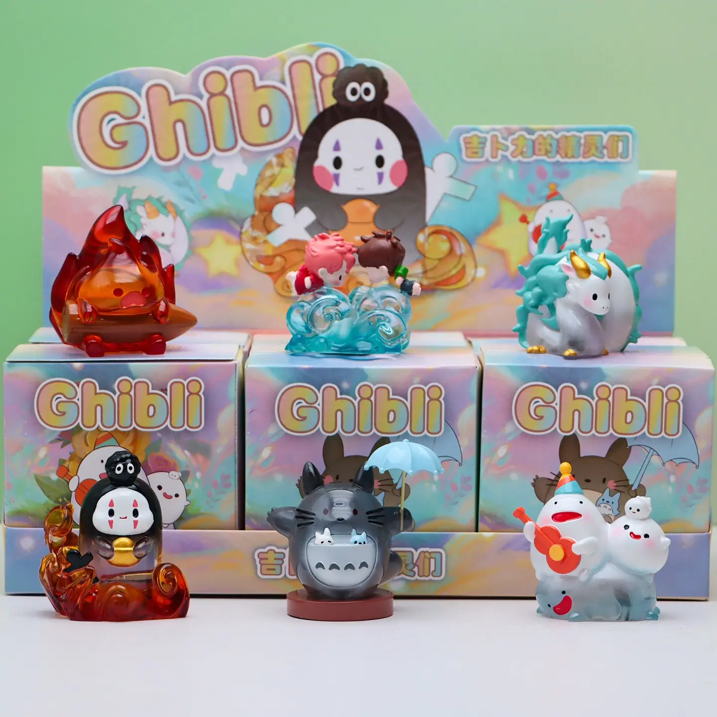 Ghibli Fairies Creative Blind Box, Blind Pack, Variety Box, Cute Desktop Ornament, Cute Collectible, Perfect Gift for Friends, Random Selection, Elegant Small Present, Blind Bag, Cute Fun Collectible