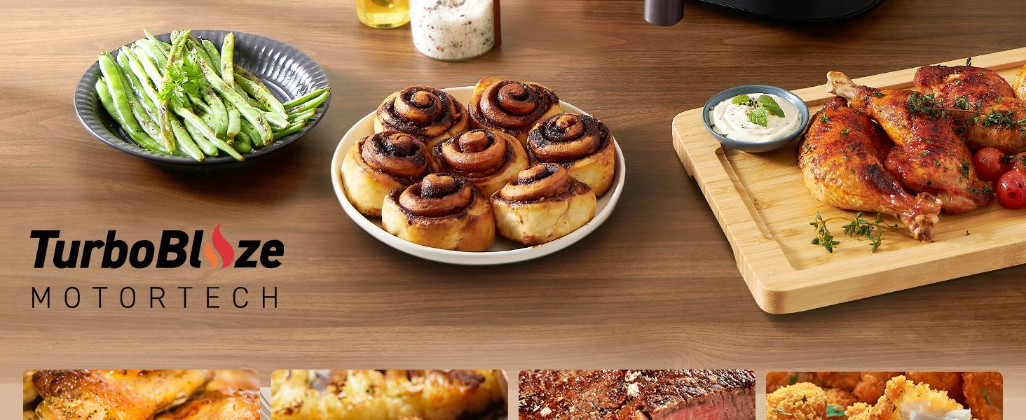 COSORI Bundle: 18-in-1 Rice Cooker/ 9-in-1 Electric Pressure Cooker & TurboBlaze Air Fryer -9 Functions, 5 Speeds, Nontoxic, 95% Less Oil, Fast&Crispy Cooking, Easy to Clean, Recipes