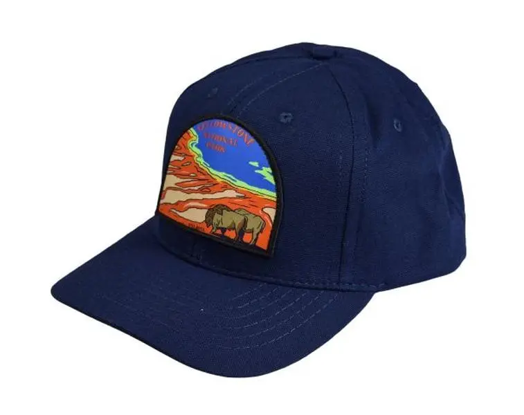 Sendero Provisions Co. Yellowstone National Park Outdoor Snapback Hat (Blue)