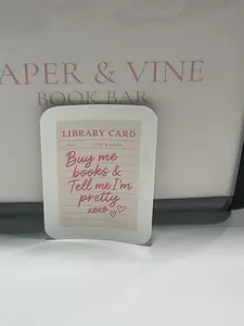 Library Card Sticker