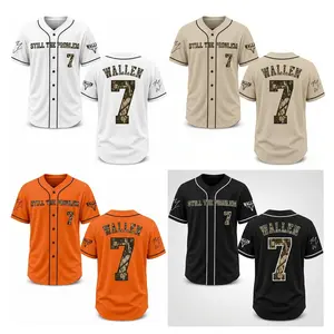 Custom Wallen Still The Problem Tour 2026 Baseball Jersey, Personalized Name Number Tour Merch, Unisex Country Music Fan Shirt