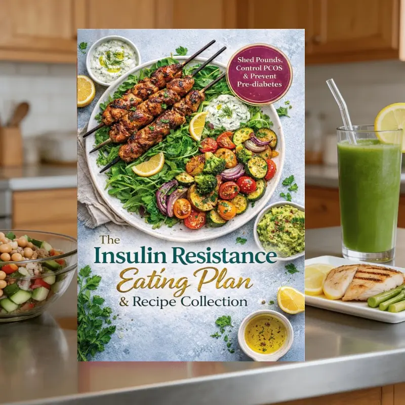 Insulin Resistance Diet Plan and Recipes, Weight Loss, Pcos Management, Diabetes Prevention, Healthy Eating Guide, Meal Planning Tips