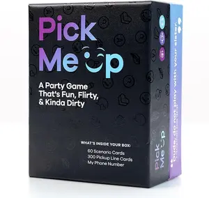 Pick Me Up The Funny, Flirty Party Game - Who Has the Best Pickup Line? - Ages 17+ - Versatile Game for Friends & Couples - PVC Free