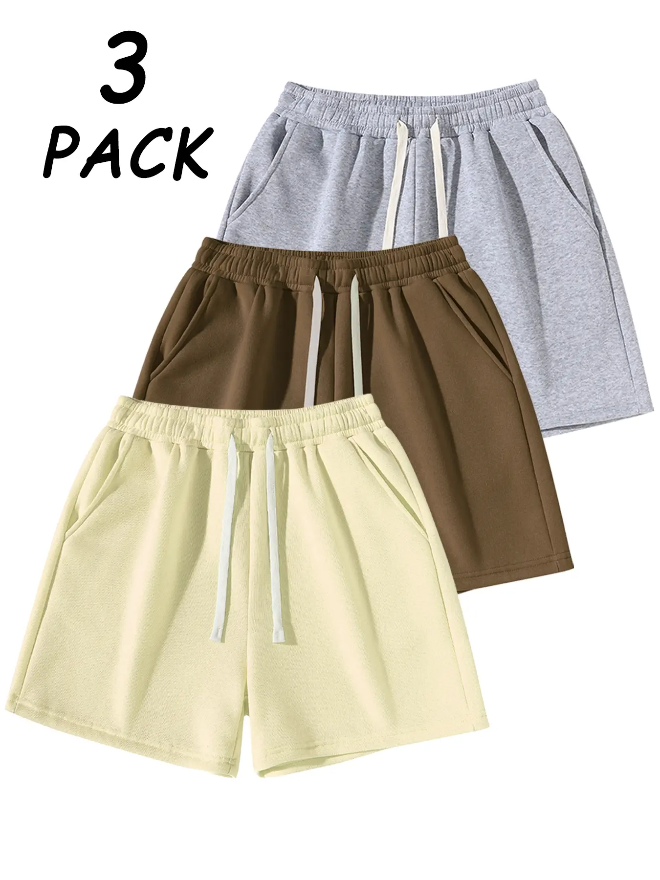 gray + brown + apricot.