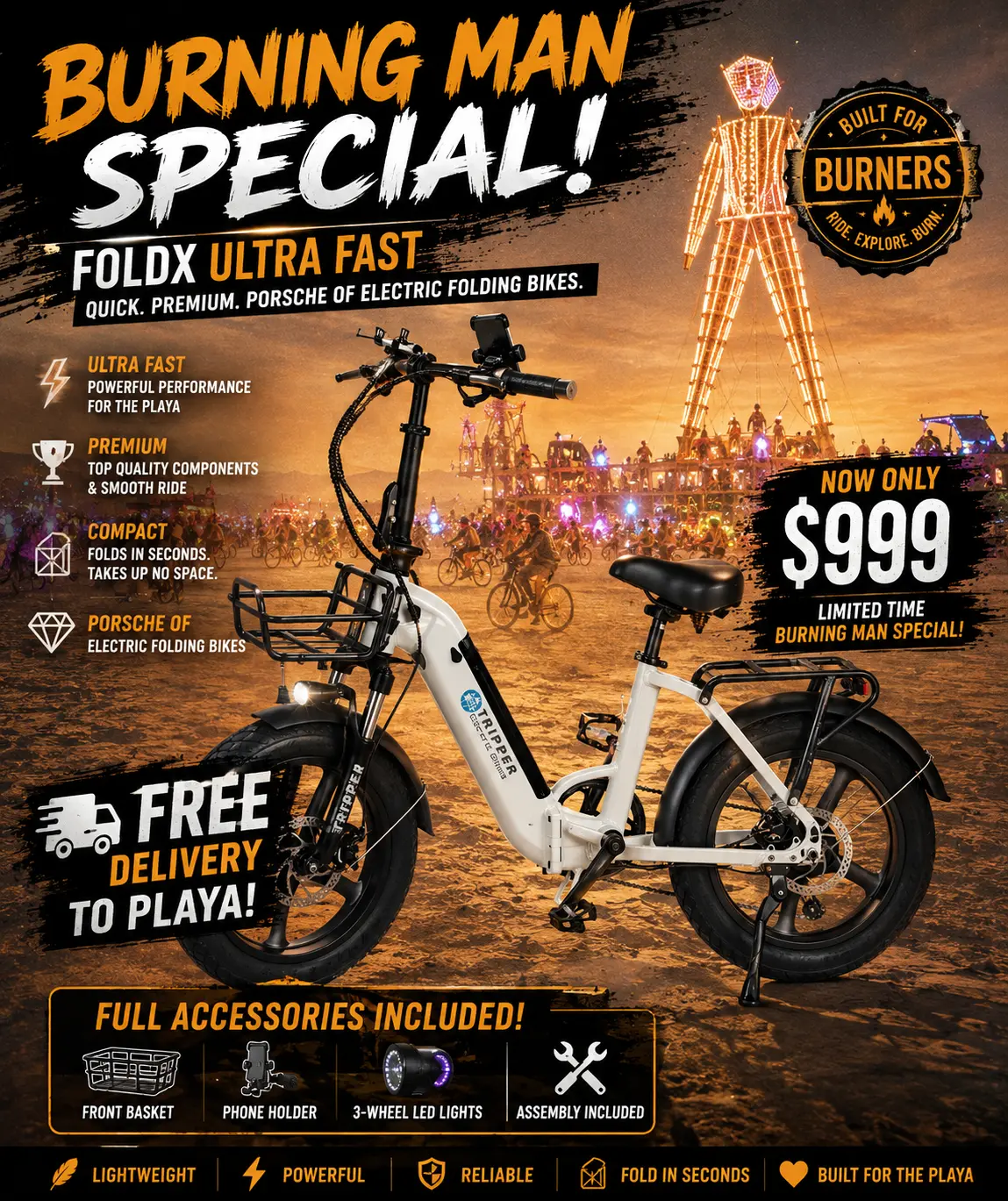 TRIPPER FOLDX PREMIUM - BM FESTIVAL SALE