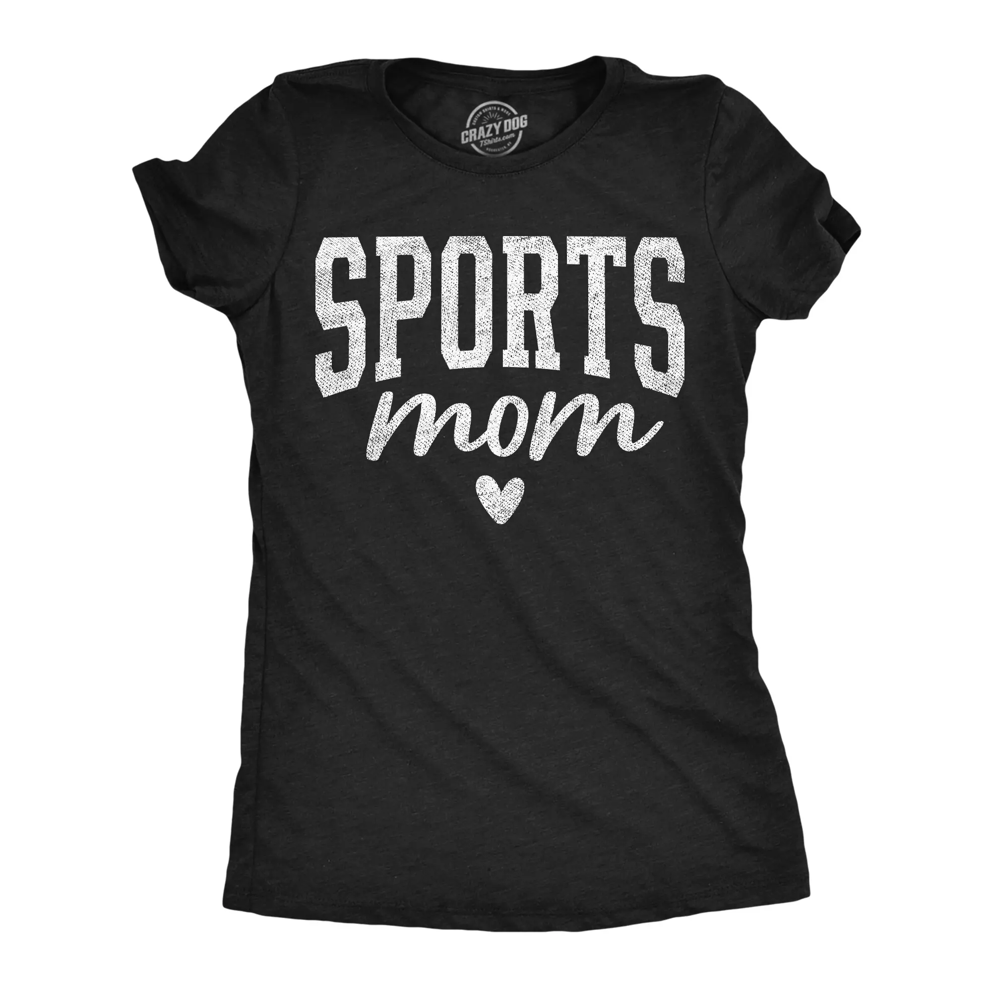 Womens Funny T Shirts Sports Mom Sarcastic Mothers Day Tee For Ladies Funny Womens T Shirts Cute Vintage Fashion Casual Ladies T-Shirt Gift Mother's Day Tops for Women Women's Novelty Tees Black -