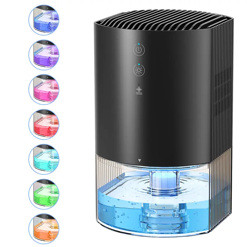 Large Capacity Dehumidifier with 33 oz Tank (990ml), Silent Fan (Below 25 dB), 330 sq ft Moisture Control, Auto Shutoff, Defrost, Energy Saving for Bedroom, Office