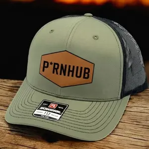 Funny Hat - P*rnhub Leather Patch Hat