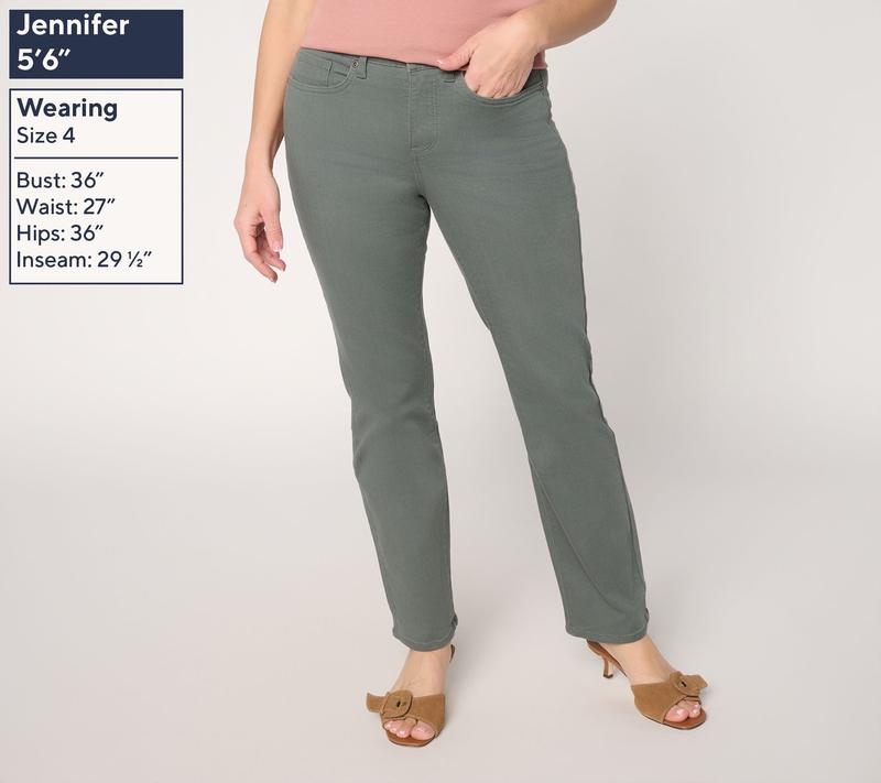 NYDJ Sure Stretch Ellison Straight-Leg Jeans - Petite