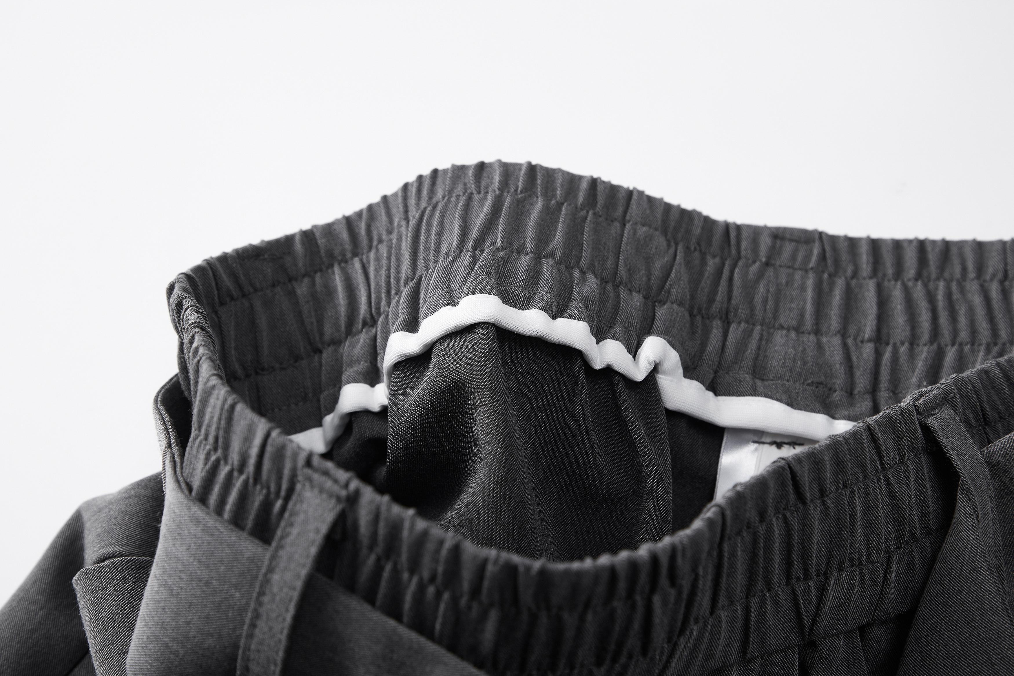 Men’s summer lightweight American high-street loose slightly flared casual dress pants