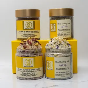 2 pc Set - Floral Salts Jasmine Rose + Night Lily