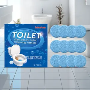 Toilet Cleaning Effervescent Tablets for Everyday Home Use, Descaling and Odor Elimination in Toilet, Effective Toilet Cleaner Household