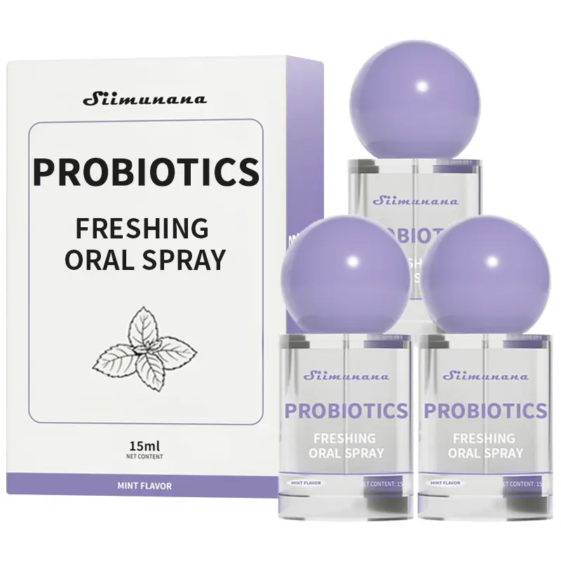3PCS Probiotic Oral Spray for Long-Lasting Freshness, Alcohol-Free Oral Spray with Probiotics for Breath Care, Promotes Oral Health, Convenient Travel-Sized Breath Spray (15 ml / 0.51 oz)