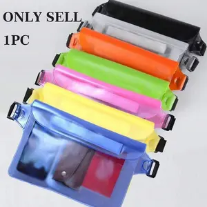 Waterproof Mobile Phone Storage Bag, PVC Material, for Swimming, Rafting, Diving, Beach Outings, Waterproof Phone Pouch with Waist Strap, Outdoor Travel, Three Layers, Versatile Use, Dry Bags Waterproof, Waterproof Design