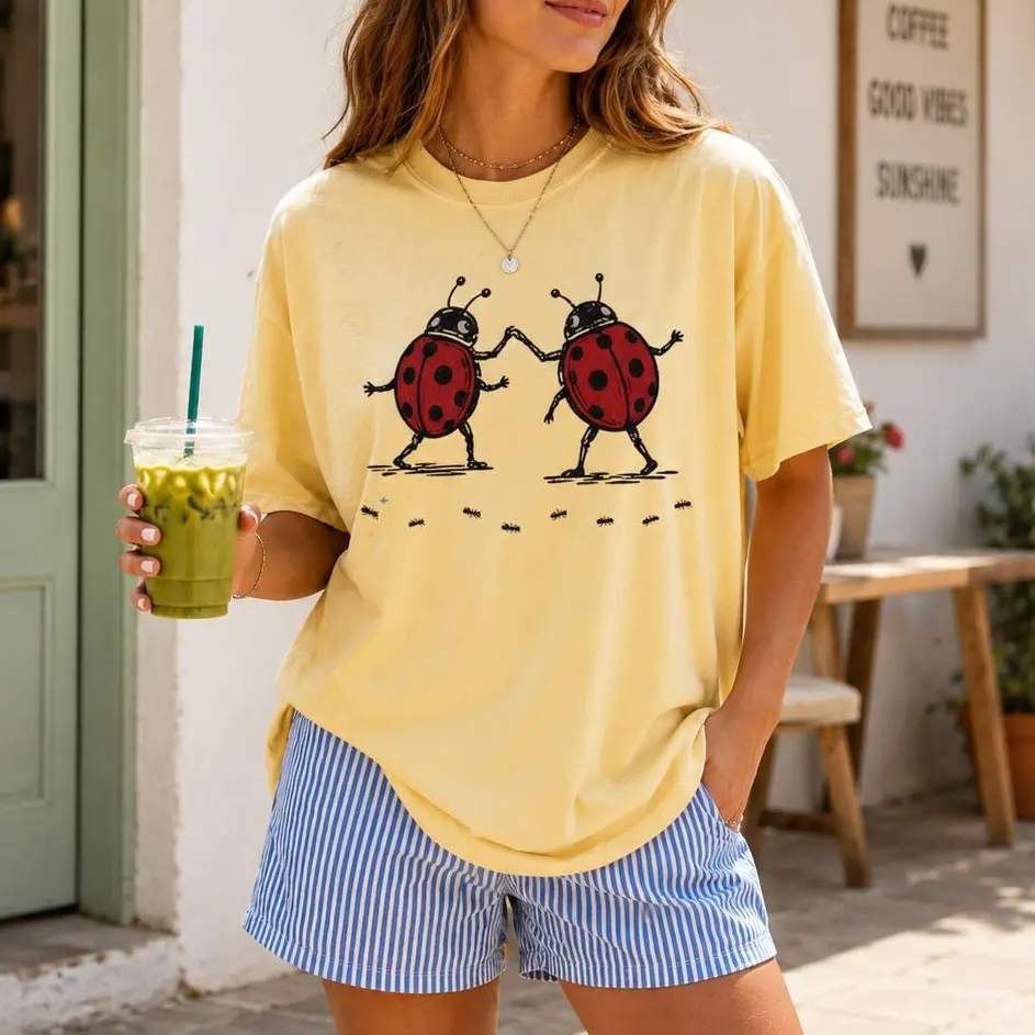 Comfort Colors Dancing Lady Bugs Tshirt, The Last Of The Bugs Tee, Bug Lover Gift