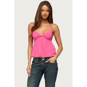 Belen Lacey Babydoll Top
