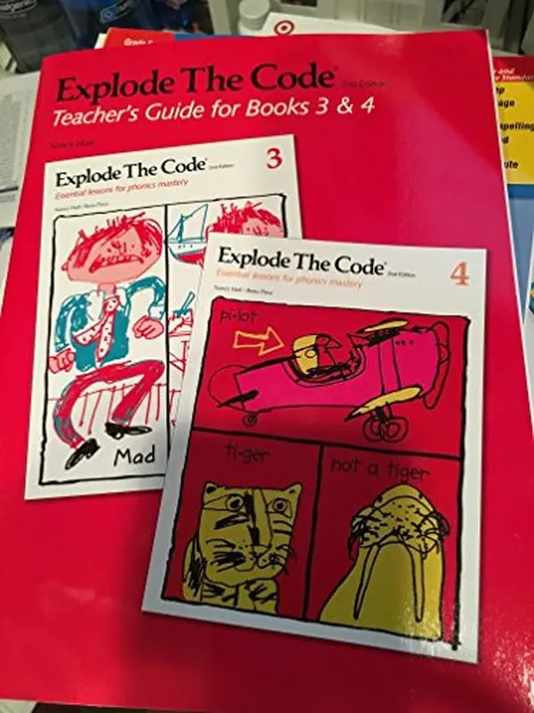 USED-Explode the Code Books 3 and 4 by Nancy Hall (Paperback)