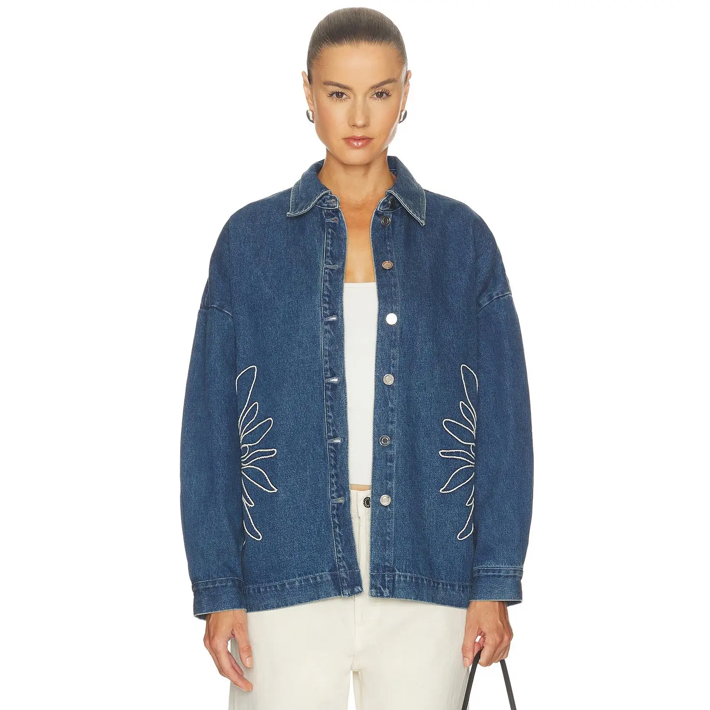 The Wolf Gang Amana Denim Shirt in Bluestone