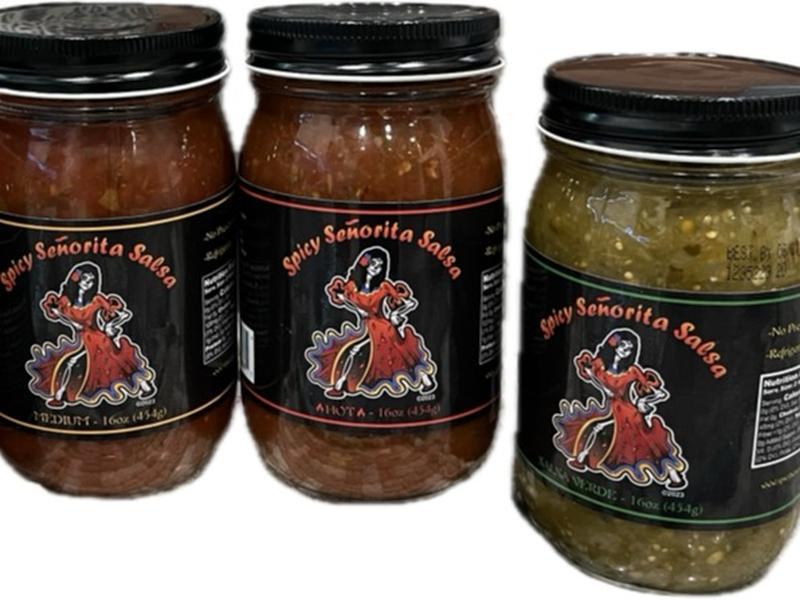 Spicy Senorita Salsa - Trio (Medium, Hot, and Salsa Verde)- Tons on flavor with perfect heat, no added sugar or preservatives, Fresh never frozen ingredients, Produce purchase the day of manufacturing - Blast of flavor in every bite!