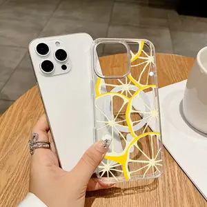 Lemon Slice Phone Case，Citrus Summer Style for iPhone 17 16 15 14 13 12 11 Plus Pro Max. A12