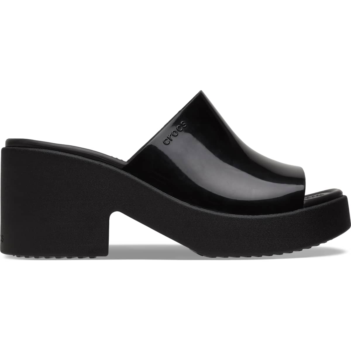 Crocs Women's Brooklyn High Shine Heels, Open Toe Heeled Slide Sandals