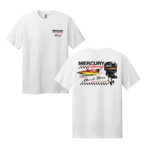 Mercury Racing Powerhead Shirt – Offshore Boat Engine Graphic Tee, Speed Boat Racing Shirt, Marine Lifestyle Gift, Men’s Tops