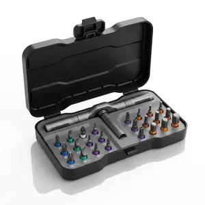 24-in-1 Magnetic Screwdriver Kit, Precision Ratchet Screwdriver Set with Removable Handle, Portable Repair Tool Box, Ideal Holiday & Daily Gift for Home Car Electronics Repair