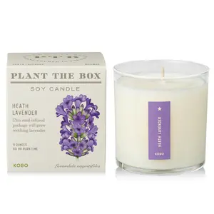 KOBO Heath Lavender Plant the Box Candle (9 oz) #10070597