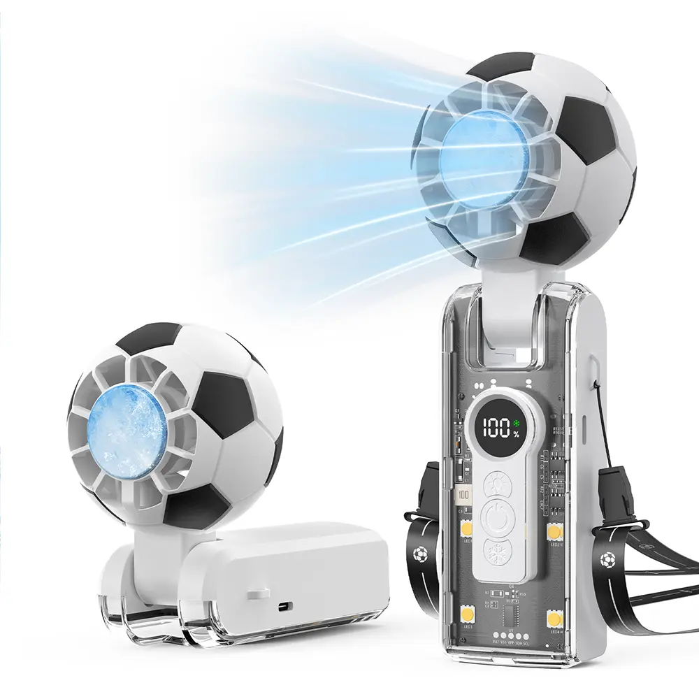 Portable Handheld Fan, Rechargeable Personal Fan, Multifunctional 5-Speed Fan, USB Rechargeable Foldable Turbo Fan, Mini Handheld Personal Fan for Outdoor Activities, Travel, Work