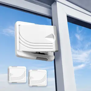 2 Pack Child Proof Sliding Door Lock, Easy to Install Strong Adhesive Sliding Window Security Lock, Versatile Safety Locks for Sliding Doors & Windows