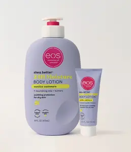 Vanilla Cashmere Body Lotion Full Size + Travel 2-Pack Bundle, Moisturizing Body Care, Shea Butter vanilla lotion Vanilla Cashmere Body Lotion Full Size + Travel 2-Pack Bundle, Moisturizing Body Care, Shea Butter vanilla lotion