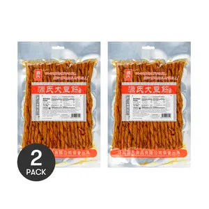 Genji Food Spicy Soy Protein Strips 2 Pack - Authentic Sichuan Flavor 7.05 oz Each