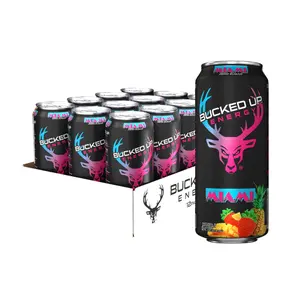 Bucked Up Energy Drink 1 Case [12 Count] Sport Beverage
