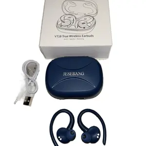Dark Blue Wireless Earbuds