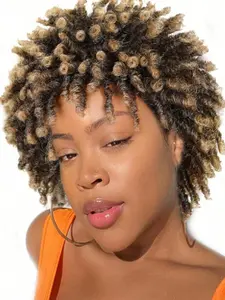 Short Dreadlock Wig For Women And Men Afro Faux Locs Dreads Wig Heat Resistant Short Braided Wigs For Women
