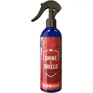 Glidecoat Auto Shine & Shield V2.0 (16oz) - Silica-Based Ceramic Coating | Better than Car Wax Polish | Car Spray Wax for Car Detailing | Exterior Care Products for Cars, RVs, Motorcycles & more| 16oz