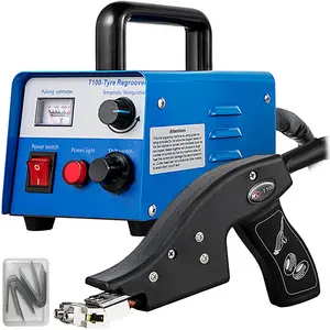 VEVOR 400W Automotive Vehicle Tool, Truck Tire Grooving Iron with Grooving Blades, for Truck & Trailer Tire Rubber Maintenance (Father's Day Gift)