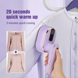 Handheld Compact Portable Iron - 970W, 100-120V Plug, Dry & Wet Ironing with Strong Penetrating Steam for Wrinkle Removal, Suitable for Office & Travel Use