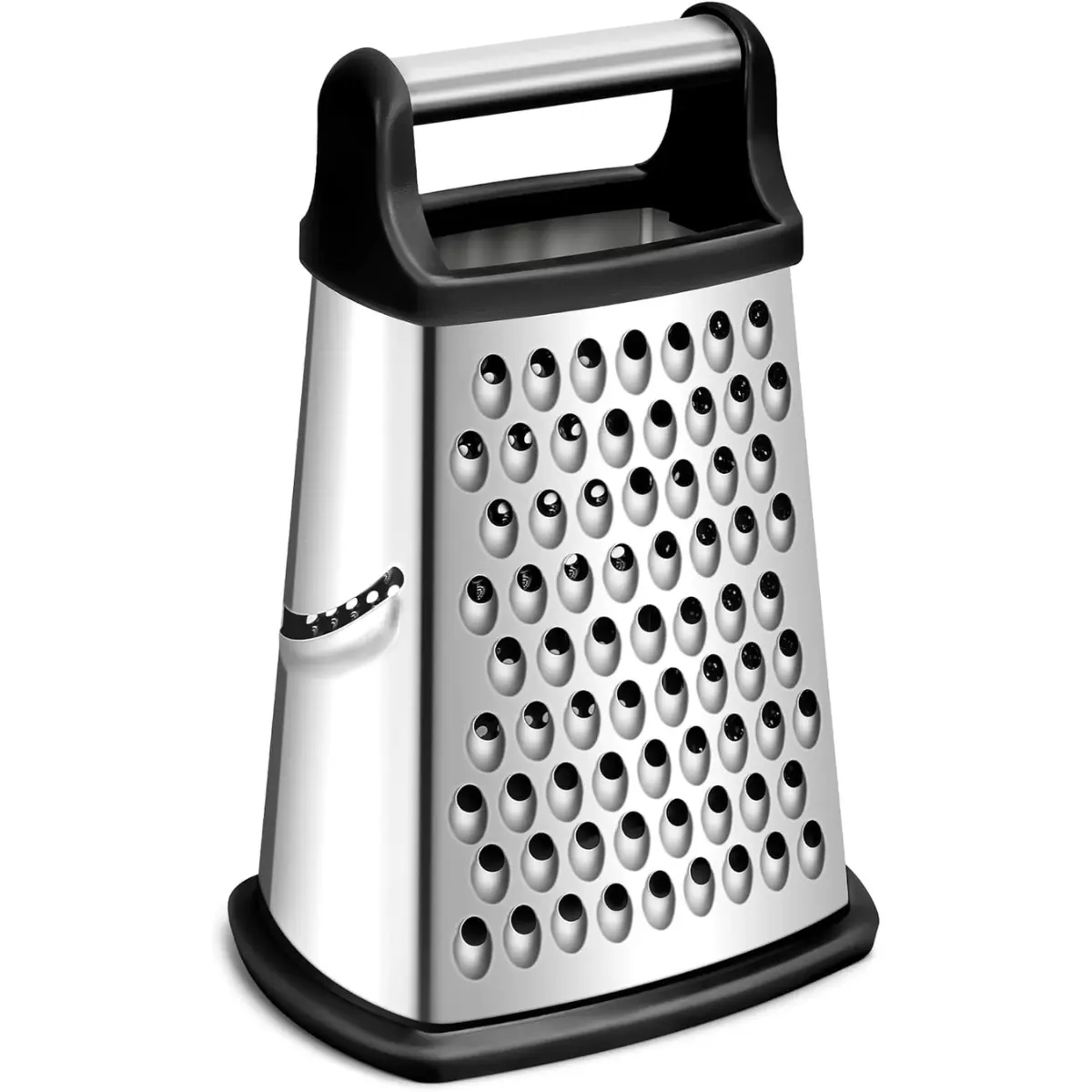 Professional Box Grater for Kitchen Stainless Steel with 4 Sides and Handle