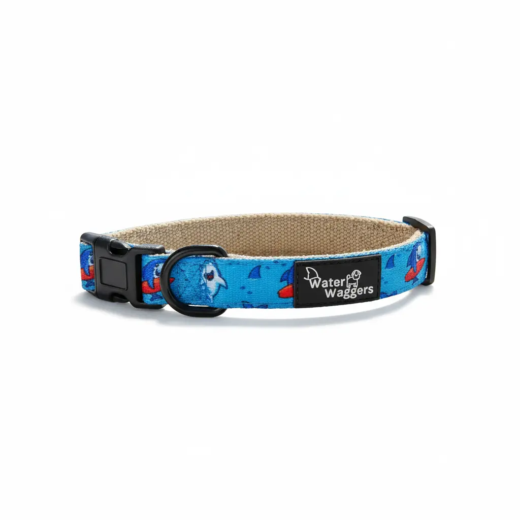 Sharks Dog Collar