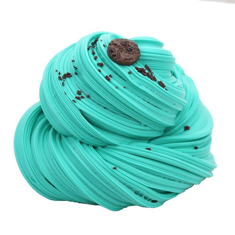 4-piece combo set Cloud-soft butter texture! 4-color cotton slime set, super stretchy and stress-relieving sensory slime kit.