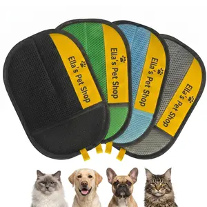 [Upgraded Design/More Colors] Premium Double Sided Pet Hair Remover Glove, Double.Reusable Dog & Cat Fur Cleaner Brush for Furniture, Carpet & Car Seat,Washable Lint Roller Alternative.For Gift