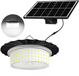 Outdoor Solar Sensor Light: Waterproof, Solar-Powered Pendant Light — Ideal for Homes, Shops, Garages, Patios, and Courtyards
