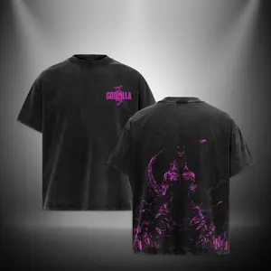 Shin Godzilla T-Shirt – Retro Movie Graphic Tee with Double-Sided Print, Unisex Classic Casual Cotton Shirt, Perfect Gift for Horror Movie Fans