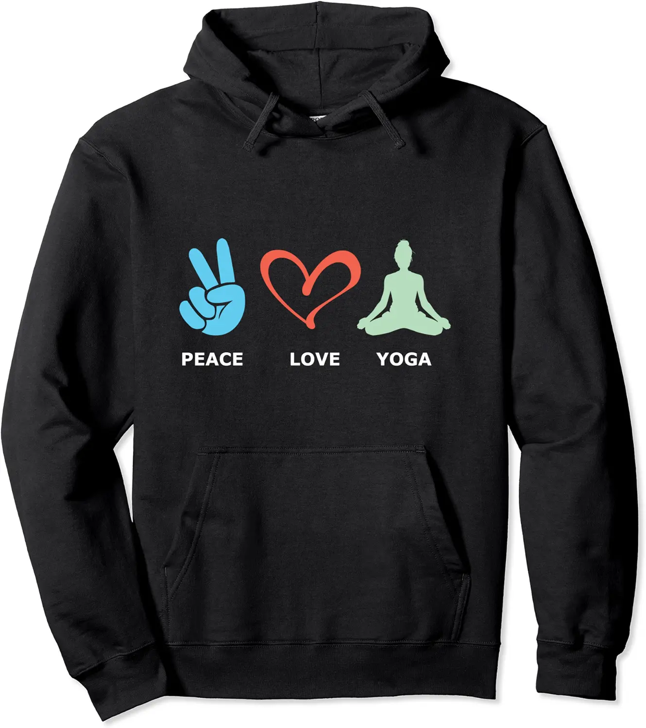 Peace Yoga Love Instructor Meditation Exercise Zen Buddhist Pullover Hoodie - Dakotamc Shop 74B0992C7XDL