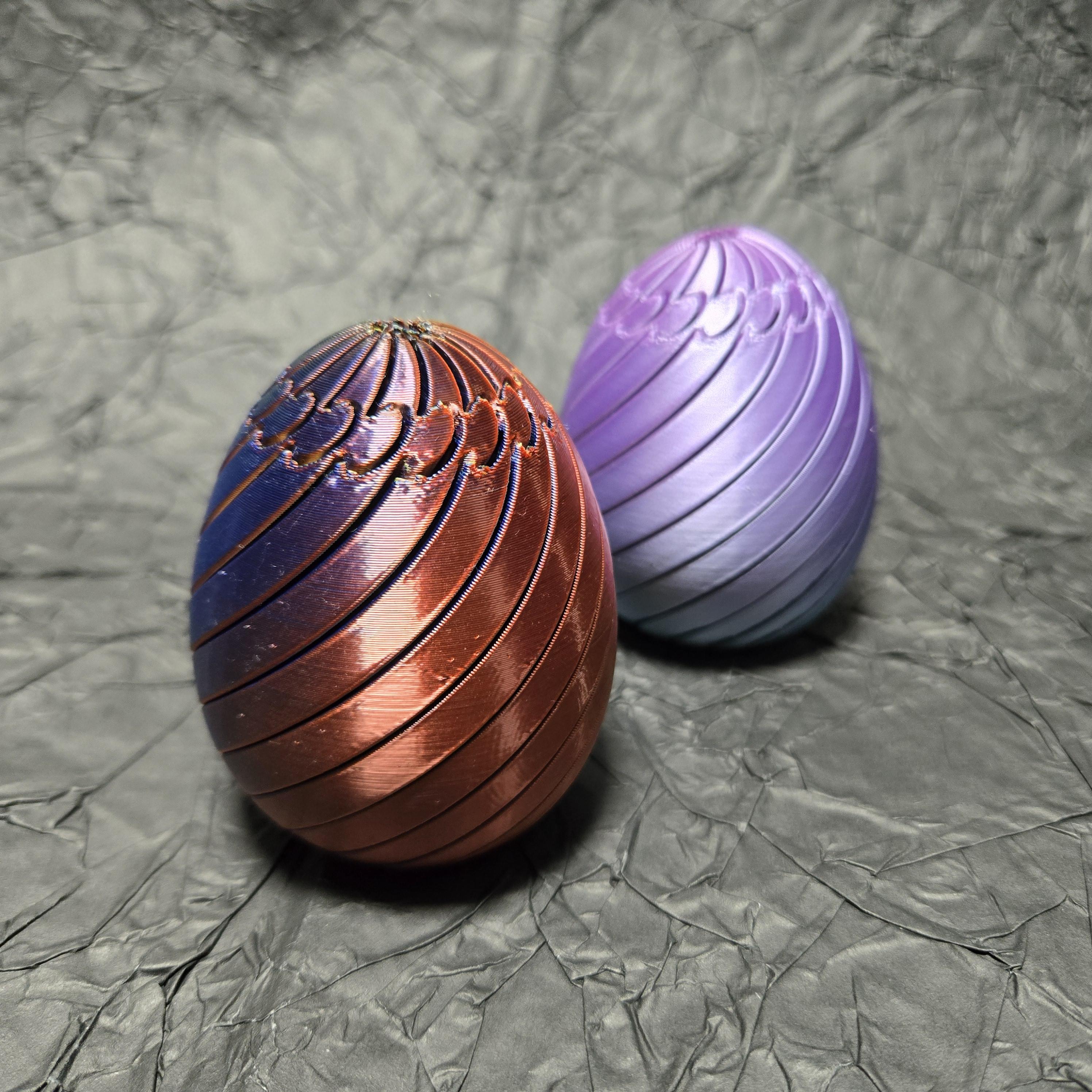 3D-Printed Egg with Fluid, Limitless Rotation—An Indoor Leisure Tool for Hand Coordination and Muscle Training.