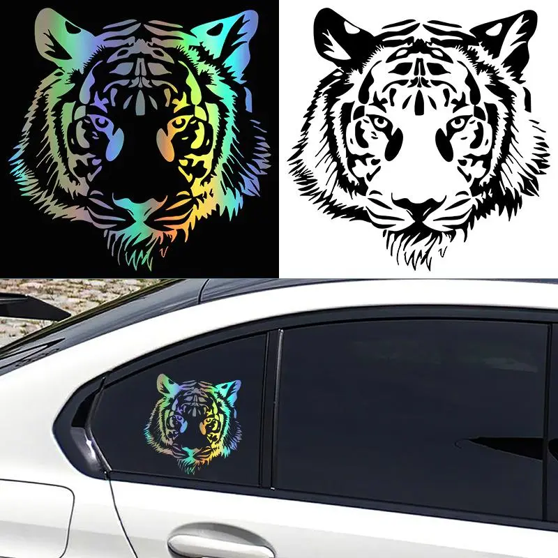 2026 New G217 20*20CM POWERFUL TIGER HEAD Personality Styling Car Sticker Automobiles Motorcycles Exterior Accessories Vinyl Decal For your Cars