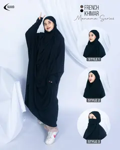 Khimar | 1 piece Khimar | Muslim dress for Umrah | Umra dress | No slip head cover | best umrah dress KHIMAR   | Prayer dress | Modest dress | Salah wear one piece layered  khimar